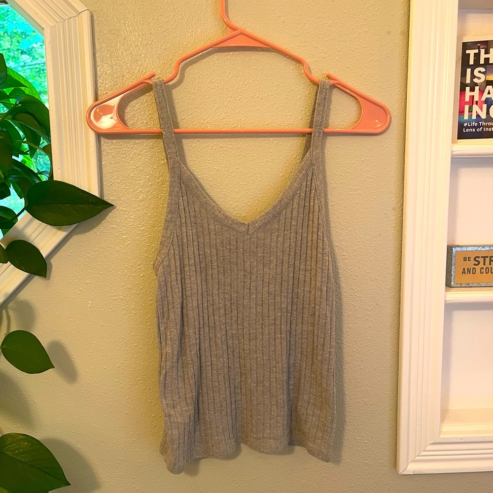 American eagle grey tank top